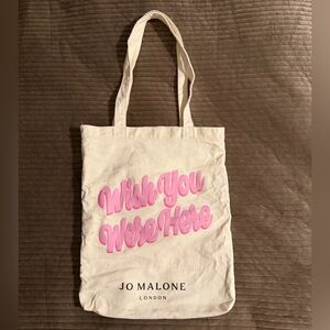 Jo Malone London Wish You Were Here Canvas Tote Bag
